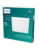 Plafón cuadrado de Techo MAGNEOS, 12W 1350Lm/1200Lm, 21cm, blanco, 2700K/4000K