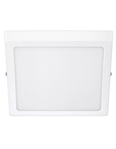 Plafón cuadrado de Techo MAGNEOS, 12W 1350Lm/1200Lm, 21cm, blanco, 2700K/4000K