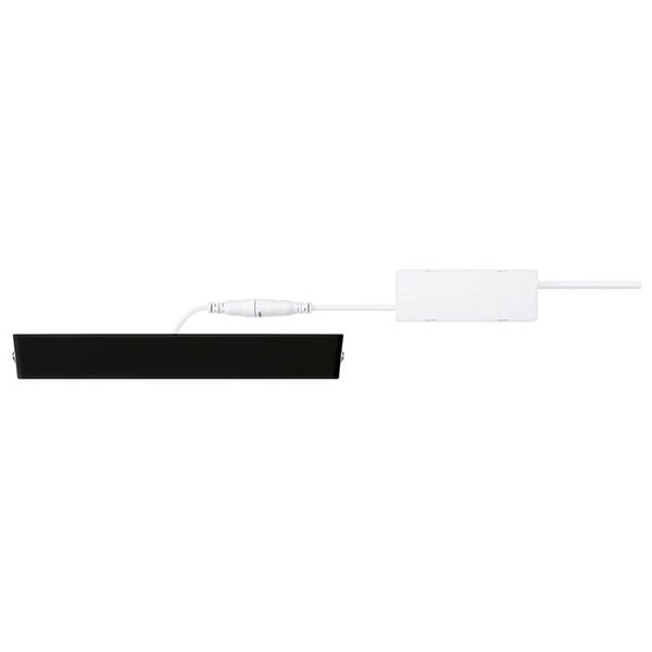 Plafón de techo cuadrado 21cm MAGNEOS, 12W 1150Lm, negro 2700K
