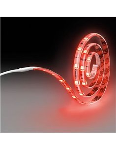 Tira de luz LED de colores RGB regulable, 2 m transparente  2