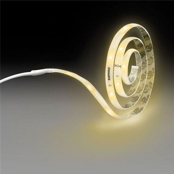 Bande lumineuse LED, 2 m transparente, 3500 K (blanc neutre), 830Lm