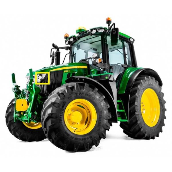 John deere Faro de Trabajo LED 21W con Conector HB3 para Tractores John Deere Serie 6M, 6MC, 6R y 6RC 2000Lm 58º