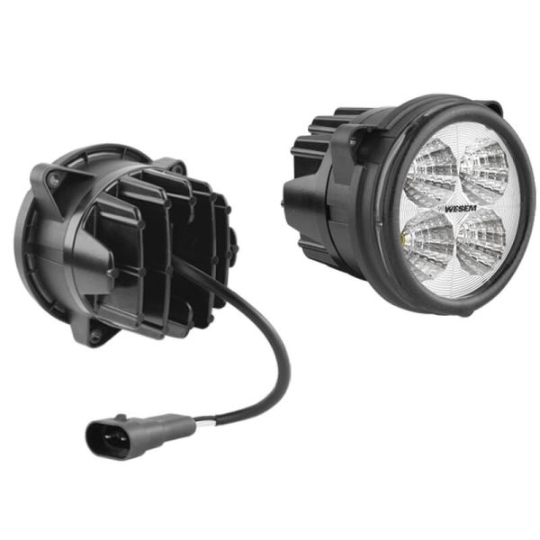 Faro de Trabajo LED 21W con Conector HB3 para Tractores John Deere Serie 6M, 6MC, 6R y 6RC 2000Lm 58º Wesem CRC6H.58423
