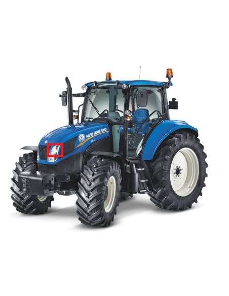 Lampe de travail LED 21W avec connecteur Delphi pour tracteurs New Holland et chargeurs série 200 2000Lm 58º Wesem