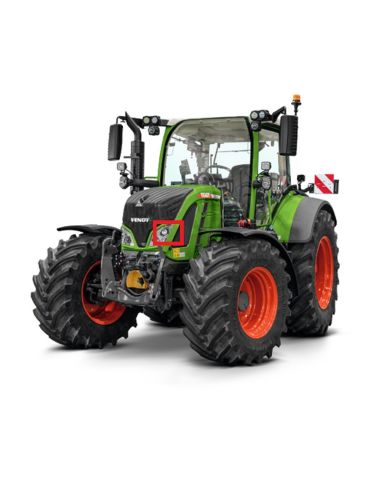 Faro LED de trabajo redondo para Fendt 2000Lm 21W 58º con conector H9-H11