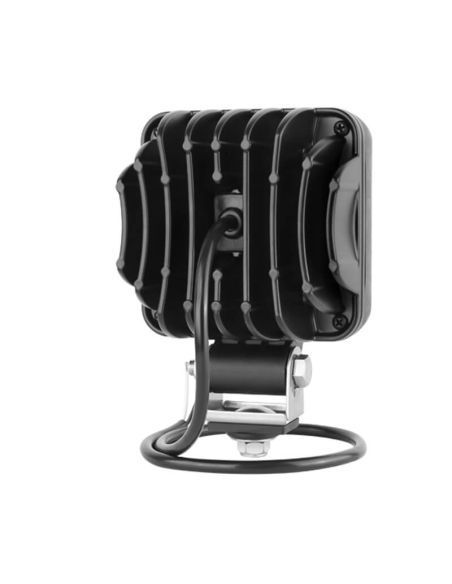 Luz de trabalho LED quadrada traseira 30W 3000Lm 50º 12-48V DC com cabo LED9B.53800