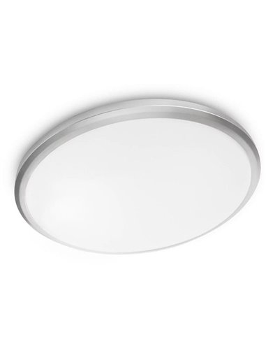 Candeeiro de teto redondo TWIRLY 12W, cinzento, 2700K 1200Lm