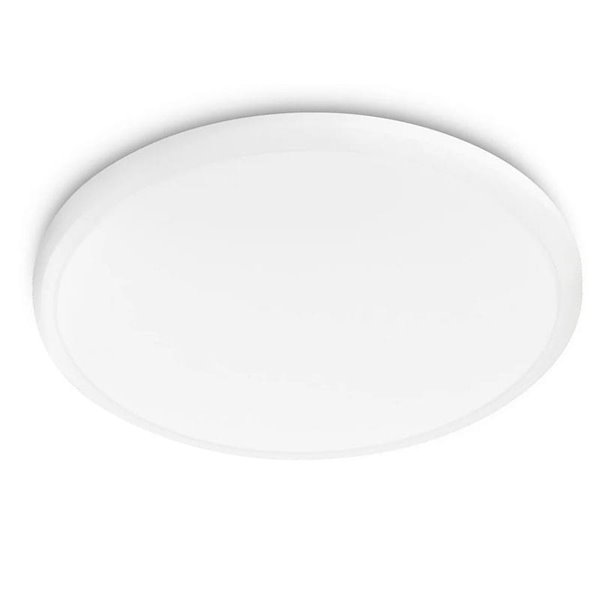 Plafón de techo redondo TWIRLY 12W, blanco, 4000K