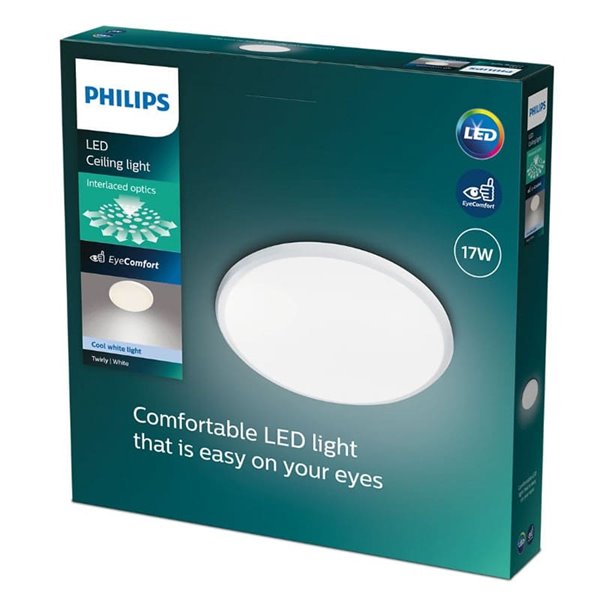 Lámparas de techo/Plafón TWIRLY 17W, blanco 2700K/4000K