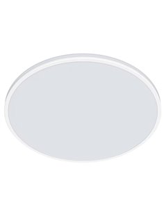 Plafón de Techo OZZIET 18W, Ø30cm blanco, regulable 2700K/4000K