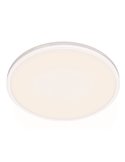 Plafón de Techo OZZIET 36W, Ø50cm, blanco, regulable 2700K/4000K