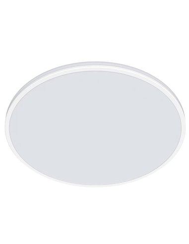 Plafón de Techo OZZIET 36W, Ø50cm, blanco, regulable 2700K/4000K