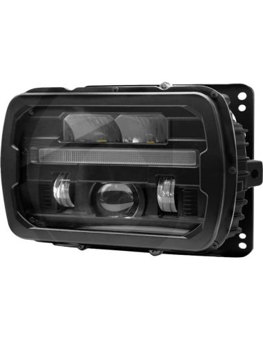 Phare latéral LED H4 homologué Court et Long IP6K9K pour Fiat Case Séries 46, 56, 66, 80, 88, 90, 93 et Plus