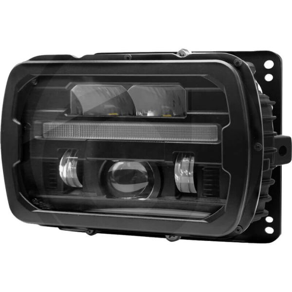 Lado Faro LED H4 homologado Cortas y Largas IP6K9K para Fiat Case Series 46, 56, 66, 80, 88, 90, 93 y Más
