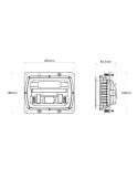 Medidas Faro LED H4 homologado Cortas y Largas IP6K9K para Fiat Case Series 46, 56, 66, 80, 88, 90, 93 y Más