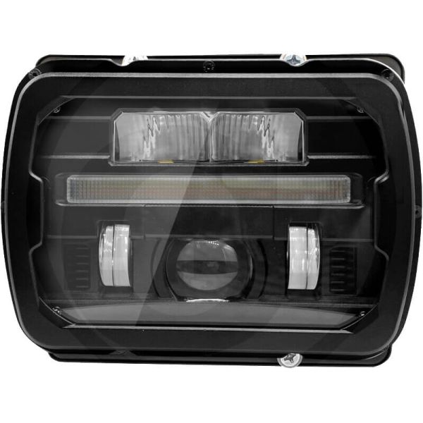 Farol LED H4 curto e longo IP6K9K aprovado para Fiat Case Série 46, 56, 66, 80, 88, 90, 93 e mais