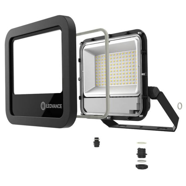 Proyector LED Exterior Gen4 Negro 69W IP66 - Alto Rendimiento y Eficiencia 10.000Lm FL 100 P 10KLM LedVance