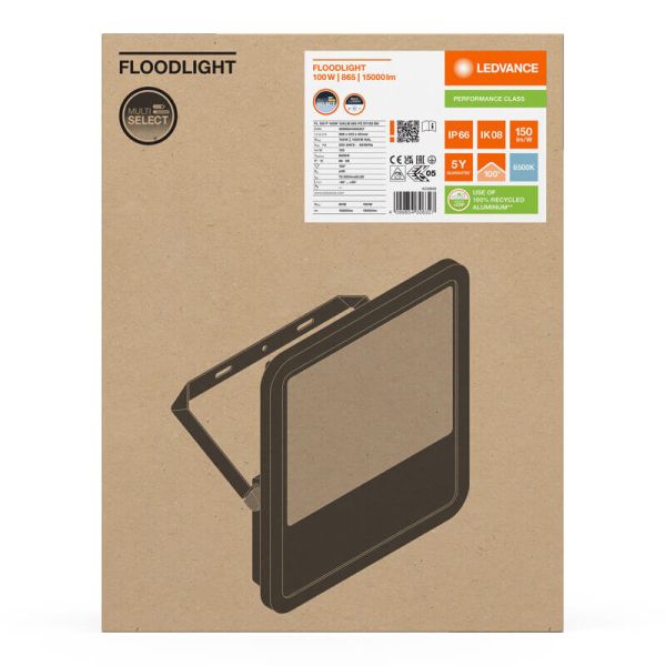 Proyector LED Exterior Negro 100W -...