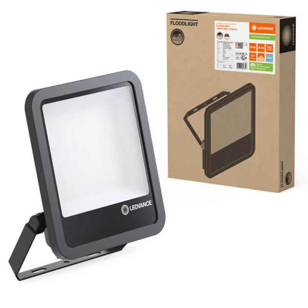 LED-Außenprojektor Schwarz 100W -...
