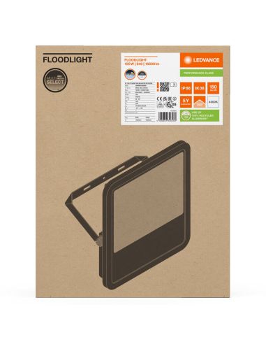 Projecteur LED d'extérieur noir 100 W...