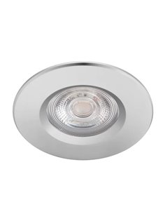 Lot de 3 spots encastrables salle de bain DIVE, 5W dimmable, chrome, 2700K, étanche