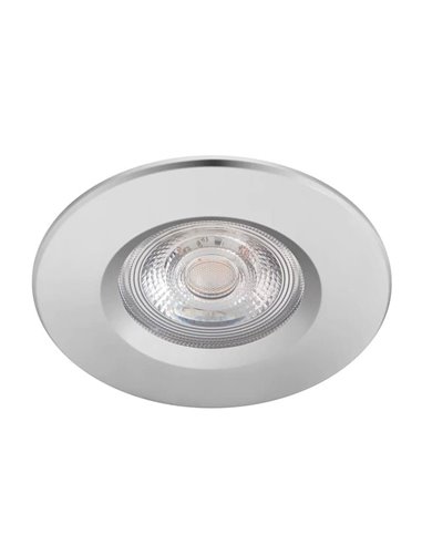 Lot de 3 spots encastrables salle de bain DIVE, 5W dimmable, chrome, 2700K, étanche