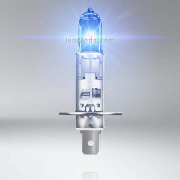 Lâmpadas H1 Cool Blue Boost para veículos 12V +50% luz hiper azul 5000K Osram | LeonLeds Iluminação