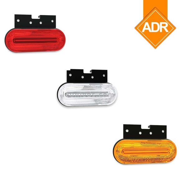 Piloto Led ADR Lateral delantero trasero FT-070+K con soporte de Fristom efecto Neon | Leonleds