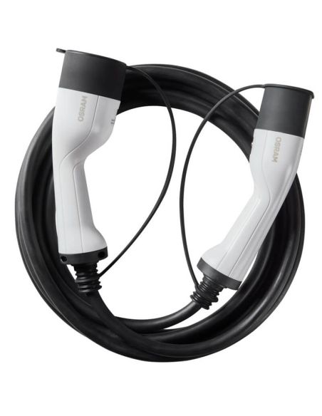 Cable de Carga 5 metros OSRAM BATTERYcharge 7PIN | 3 Fases | 16A | Tipo 2 OCC21P05