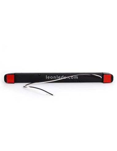 Lámpara Barra LED para vehiculos de 12v de interior o exterior Ip68 negra luz blanca giratoria | LeonLeds Iluminación