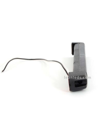Lámpara Barra LED para vehiculos de 12v de interior o exterior Ip68 negra luz blanca giratoria | LeonLeds Iluminación