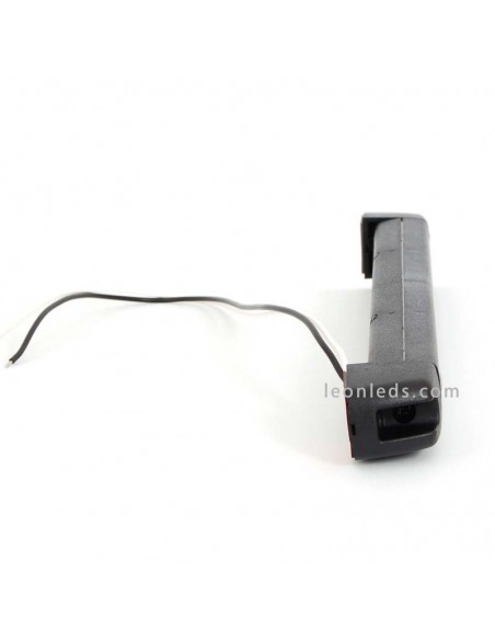 Lámpara Barra LED para vehiculos de 12v de interior o exterior Ip68 negra luz blanca giratoria | LeonLeds Iluminación