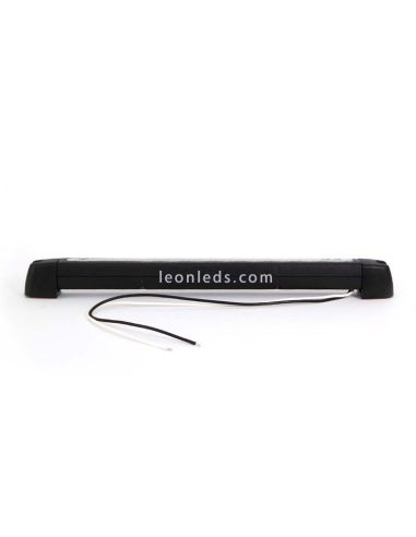 Lámpara Barra LED para vehiculos de 12v de interior o exterior Ip68 negra luz blanca giratoria | LeonLeds Iluminación