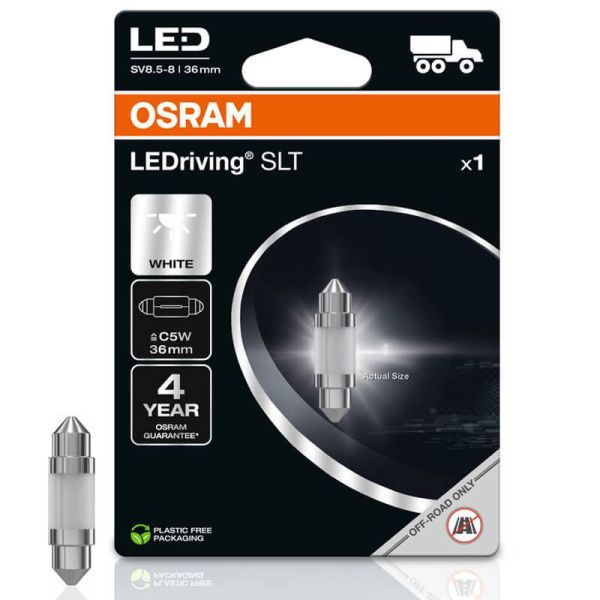 Caja Bombilla LED C5W 36mm 24V SV8.5-8 6000K | OSRAM LEDriving® SLT (1 Unidad) 6436DWP-1BL Osram