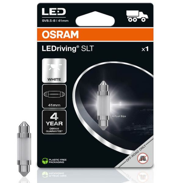 Caja Bombilla LED C5W 41mm 24V SV8.5-8 6000K | OSRAM LEDriving® SLT (1 Unidad) 6421DWP-1BL Osram