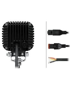 Phare LED longue portée avec feu de position Ambre et Blanc Hella S3000 2.0 - 3000Lm R148 1GA 357 109-041 2