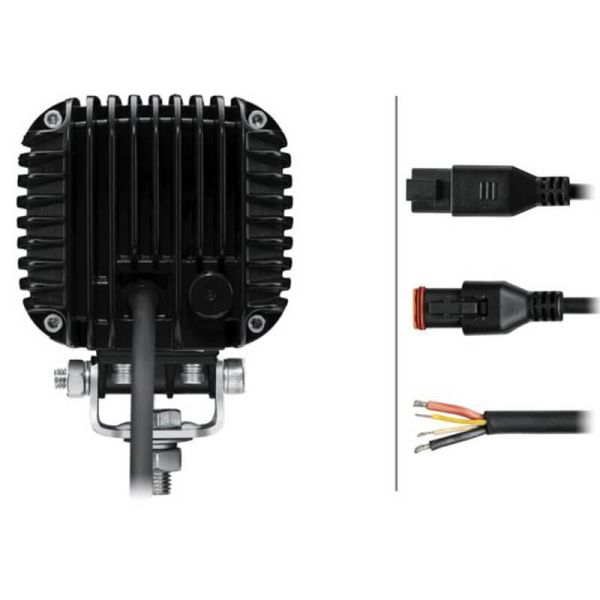 Trasera de Faro LED largo alcance con luz de posición Ambar y Blanca Hella S3000 2.0 - 3000Lm R148 1GA 357 109-041