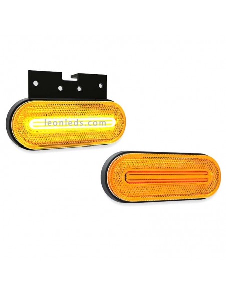 Veilleuse et Clignotant LED FT-071 par Fristom avec Câble Ambre | leonleds