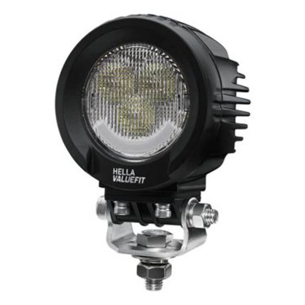 HELLA R2100 2.0 Lampe de travail ronde à LED avec feu de position blanc/ambre | 12V | 2300lm | Feu de position | IP67
