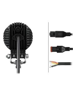 Faro de Trabajo LED redondo HELLA R2100 2.0 con luz de posición Blanca/Ambar | 12V | 2300lm | Luz de Posición | IP67 2