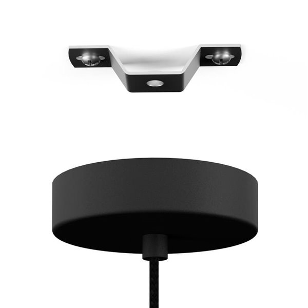 Lámpara colgante YORTH sencilla para bombilla grande, plata y negro E27, estilo Industrial Moderno