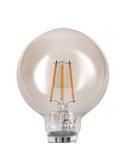 Bombilla Decorativa LED G80 Ámbar 4W 2200K E27 | Luz Ambiente