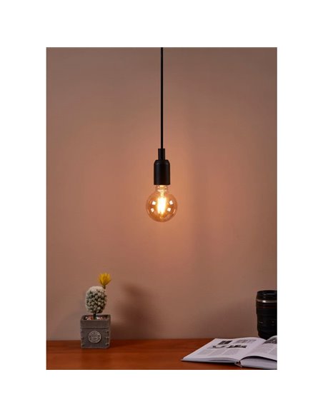 Ampoule Décorative LED Ambre G80 4W 2200K E27 | Lumière ambiante