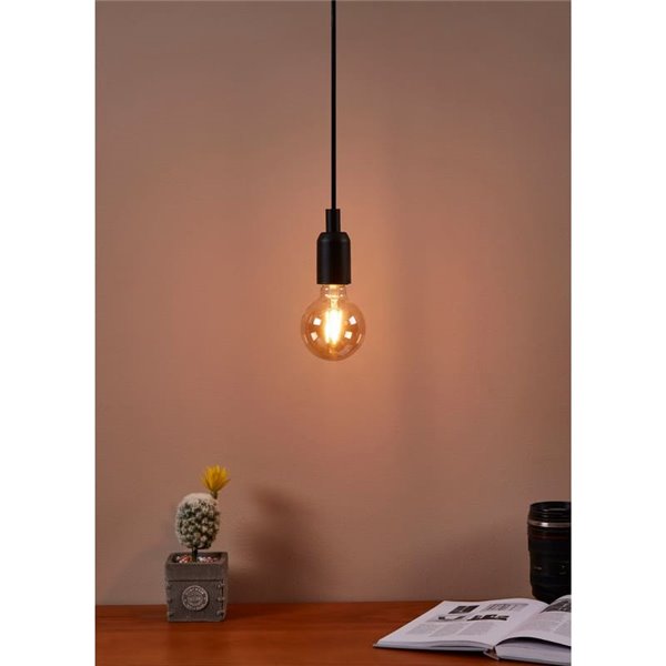 Lâmpada decorativa LED âmbar G80 4W 2200K E27 | Luz Ambiente