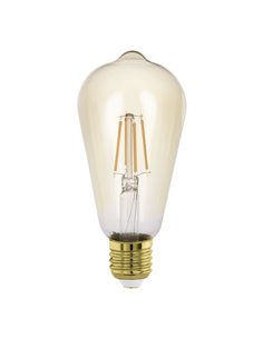 Lâmpada LED Decorativa ST64 Âmbar 4W 2200K E27 | Estilo vintage