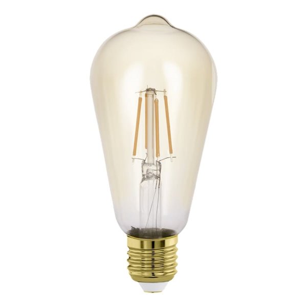 Bombilla Decorativa LED ST64 Ámbar 4W 2200K E27 | Estilo Vintage
