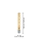 Bombilla LED decorativa T30 ZIGZAG Ámbar 4W 2200K E27 | Diseño Vintage