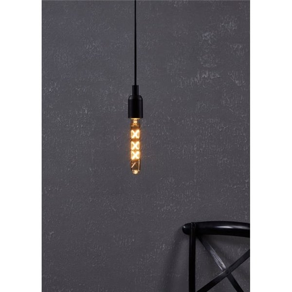 Bombilla LED decorativa T30 ZIGZAG Ámbar 4W 2200K E27 | Diseño Vintage