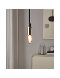 Lâmpada LED Decorativa C35 Âmbar 4W 2200K E14 | Formato de vela 2