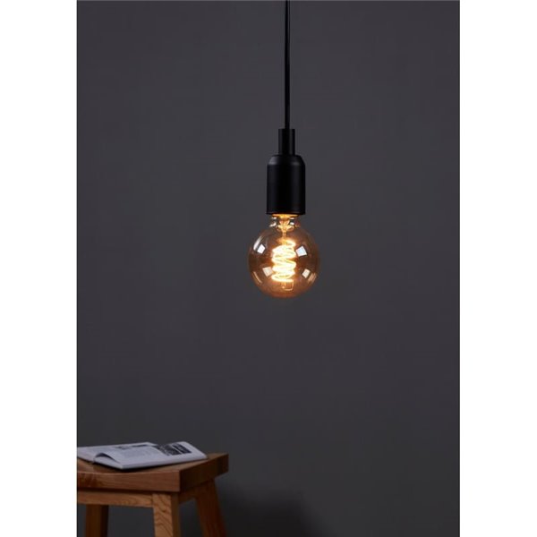 Bombilla LED Decorativa G80 Ámbar 4W 2000K E27 | Regulable y Decorativa